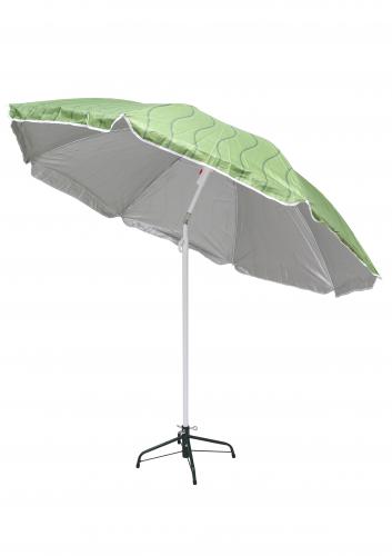 Зонт пляжный фольгированный с наклоном 200 см (6 расцветок) 12 шт/упак ZHU-200 - фото 2
